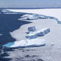 Antarktidoje užfiksuotas neįtikėtinas reginys – rekordiniu greičiu skylantį ledyną įamžino net kosminiai palydovai