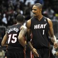 Absoliutus NBA lygos lyderis „Heat“ klubas varžovus nugalėjo po trijų pratęsimų