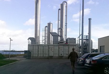 Biodujų jėgainė Vokietijoje 