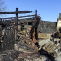 Didelis gaisras Panevėžio rajone – degė garažas su mašinomis ir kuro talpyklomis