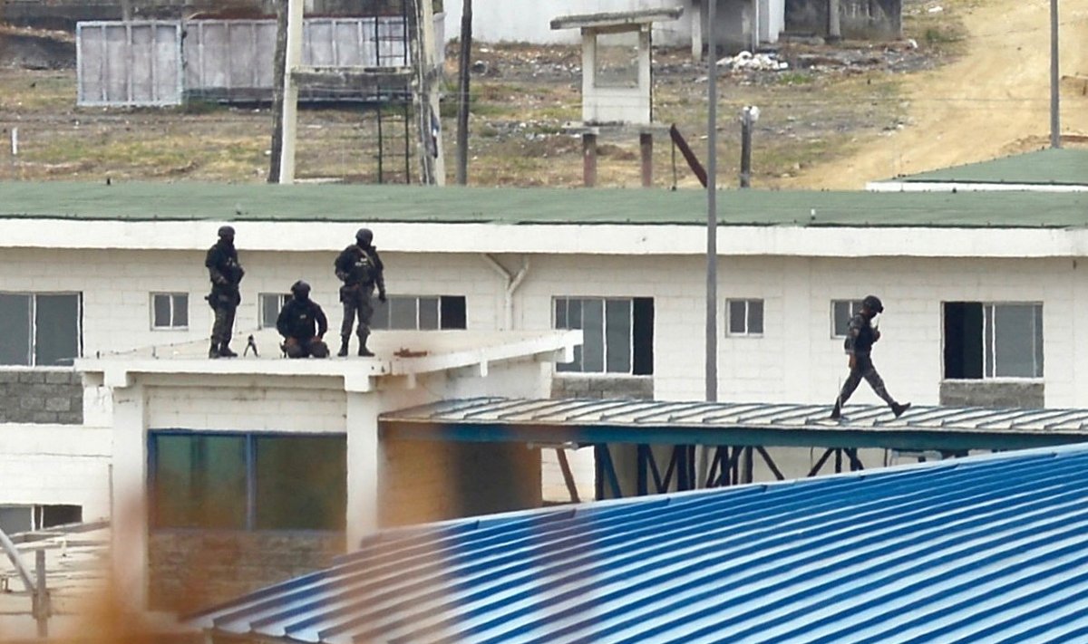Ekvadoro kalinių riaušių malšinimas