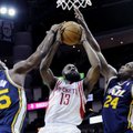 NBA: „Rockets“ įmetė net 124 taškus ir įveikė „Jazz“ klubą