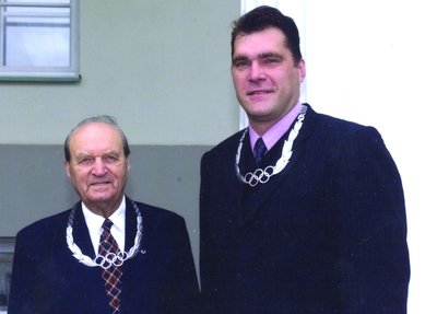 Janis Grinbergas (kairėje), Arvydas Sabonis
