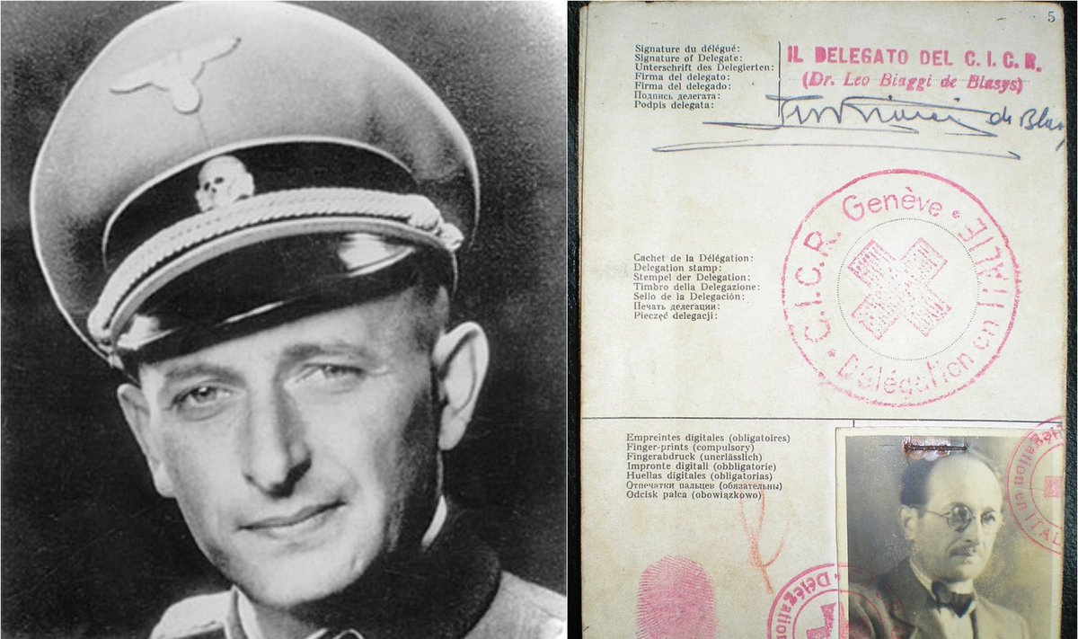 Adolfas Eichmannas / Ricardo Klemento migraciniai dokumentai 