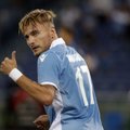 Italijoje – įtikinama „Lazio“ klubo pergalė svečiuose