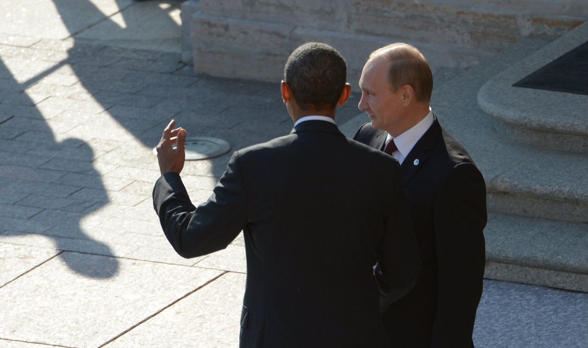 Barack Obama and Vladimir Putin