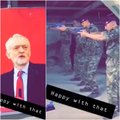 Britų kariuomenė pradeda tyrimą dėl taikiniui panaudotos leiboristų lyderio nuotraukos