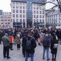 У здания правительства Литвы состоялся митинг в поддержку Украины