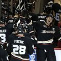 „Ducks“ ledo ritulininkai tapo vienvaldžiais NHL pirmenybių lyderiais