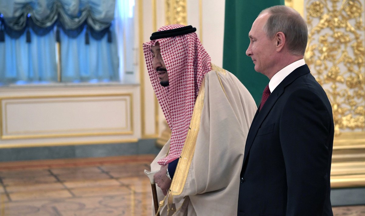 Saudo Arabijos karalius Salmanas, Vladimiras Putinas