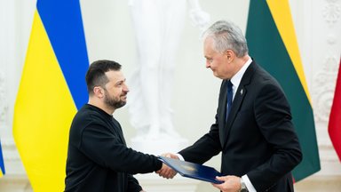 Nausėda and Zelensky hold joint press conference in Vilnius