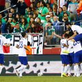 Portugalijos futbolininkai tik per teisėjo pridėtą laiką palaužė meksikiečius