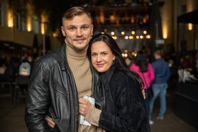  Sergejus Maslobojevas su žmona