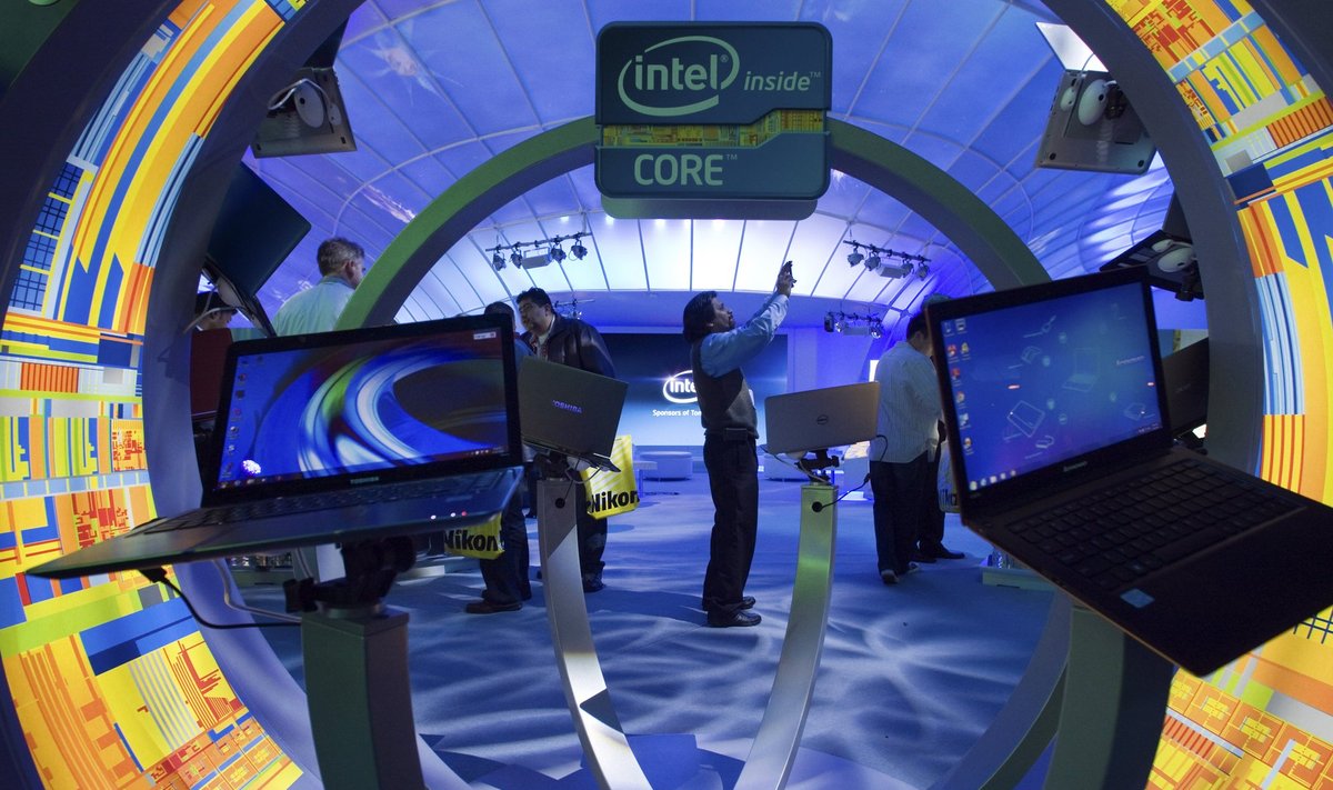 "Intel" stendas parodoje "CES' 2012"