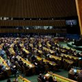 JT Generalinė Asamblėja pritarė Rusijos narystės JT Žmogaus teisių taryboje sustabdymui