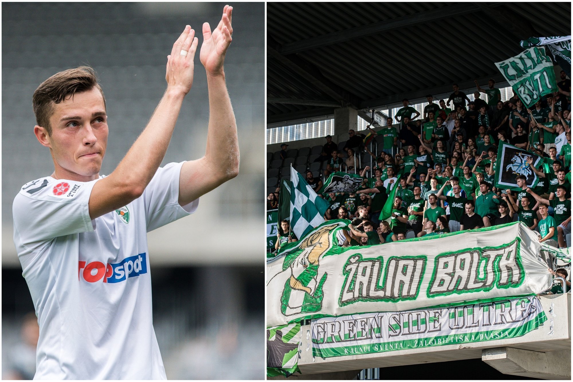 Jak na trybunach, tak i na boisku: Polacy stłumili opór „Kowna Žalgirisa”