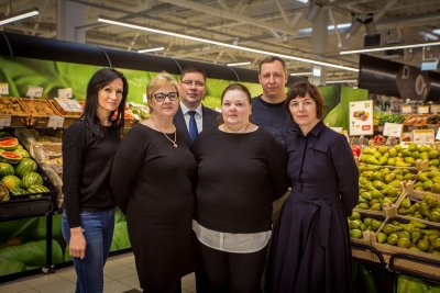 Vilniaus regiono vadovų komanda. Ilona Abraitienė (trečia iš dešinės)