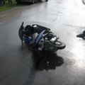 Širvintų rajone susidūrė mopedas ir automobilis, abiejų vairuotojai neblaivūs