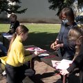 Šiaulių rajono gimnazijos bendruomenė išbandė pamokas lauke