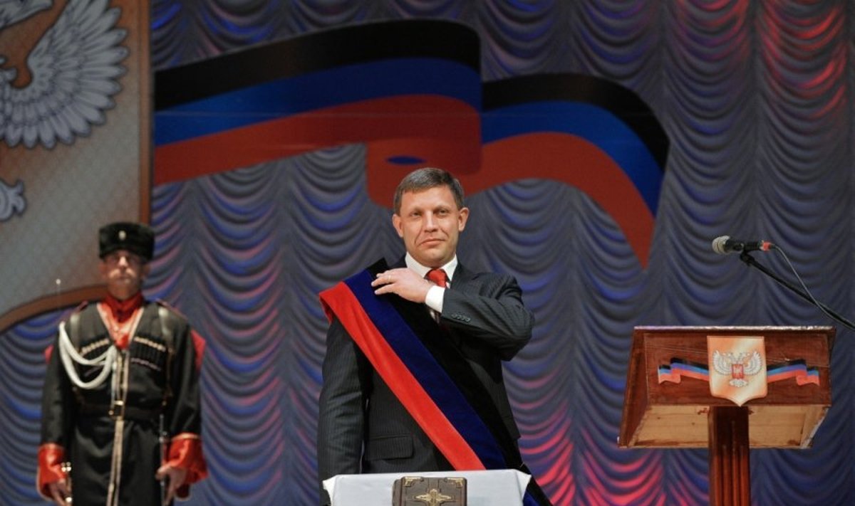 Donecke įvyko A. Zacharčenkos inauguracija