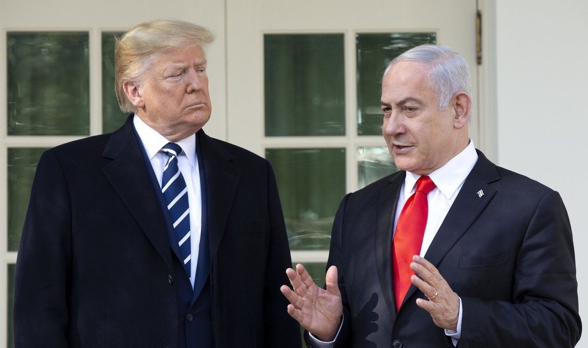 Donaldas Trumpas, Benjaminas Netanyahu
