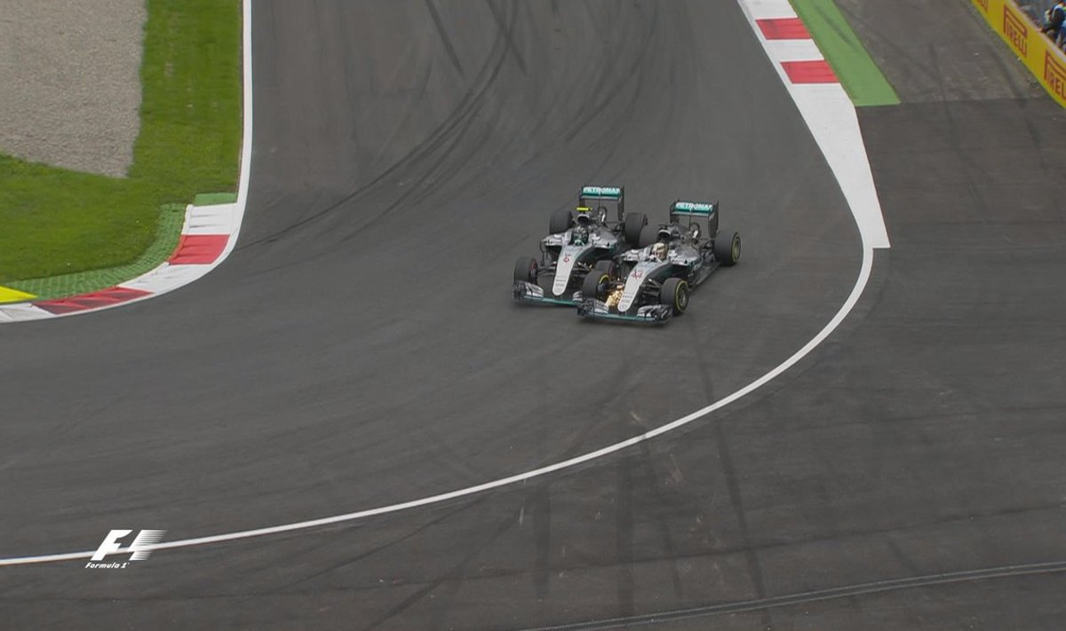 Lewiso Hamiltono ir Nico Rosbergo incidentas