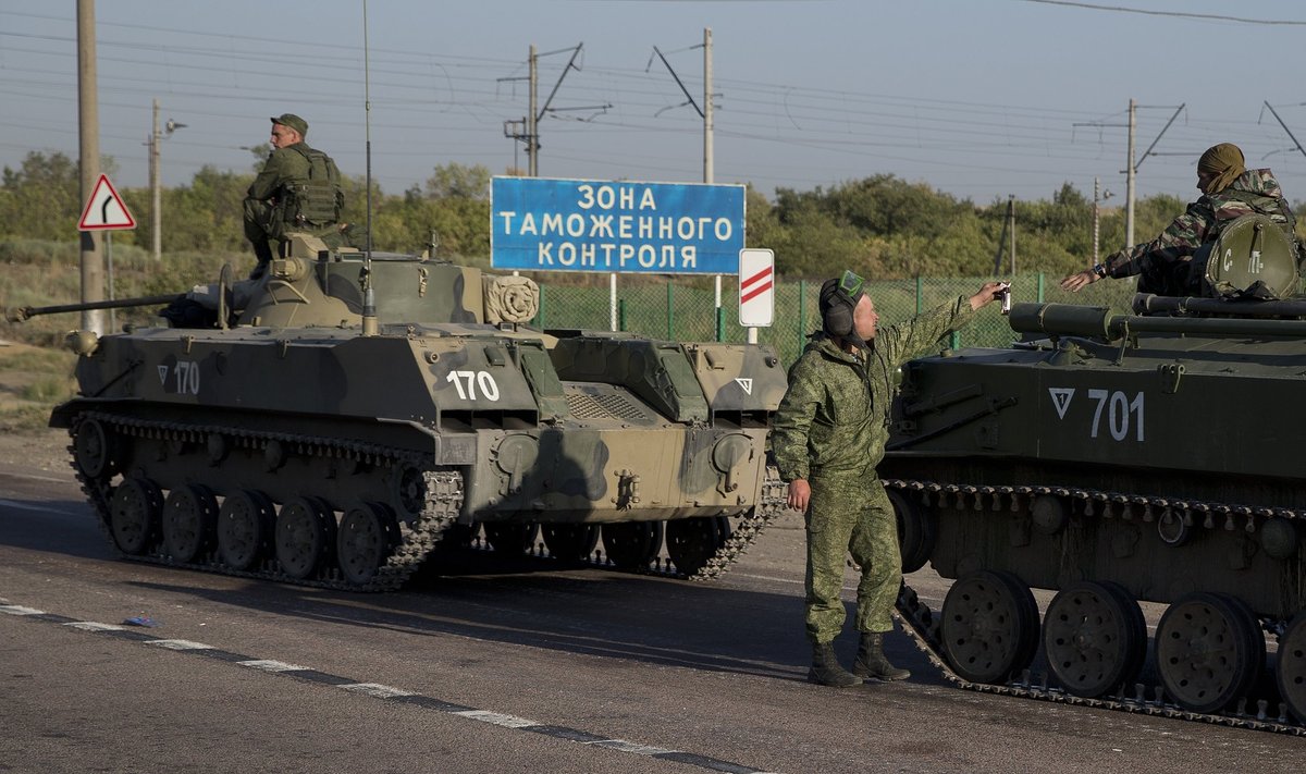 Rusų ginkluotos pajėgos prie Ukraino pasienio