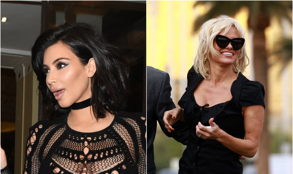 Kim Kardashian ir Pamela Anderson dažnai neišvengia grožio bėdų.