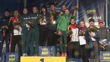 Lietuvos penkiakovės duetui – pasaulio taurės bronza