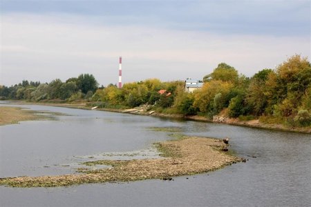 Nuslūgęs vanduo Nevėžyje (I. Podelio nuotr.)