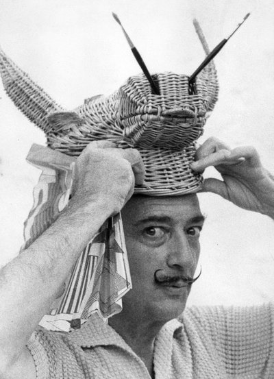 Salvadoras Dali 1958 m. Cadaques, prie Barselonos