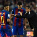 „Barcelona“ neįveikė dvi raudonas korteles gavusios „Malaga“ ekipos