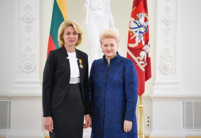 Sonata Jarmalaitė ir Dalia Grybauskaitė, R. Dačkaus nuotr. 