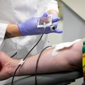 Per praėjusius metus išaugo kraujo donorų skaičius, paaukotas rekordinis kiekis kraujo