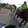 Ant žirgo sėdintis policininkas Londone sutramdė chuliganiškai vairavusį lietuvį
