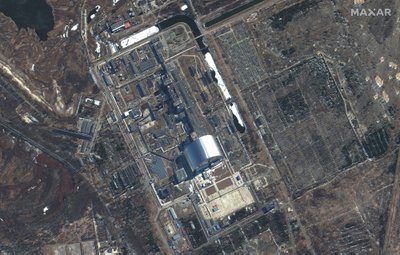 Černobylio apylinkės.