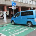 Vilniuje į gatves išriedės taksi elektromobiliai