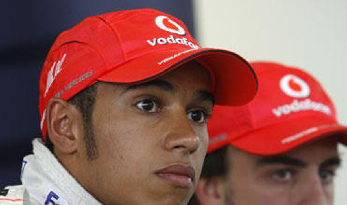Lewis Hamilton ir Fernando Alonso ("McLaren")