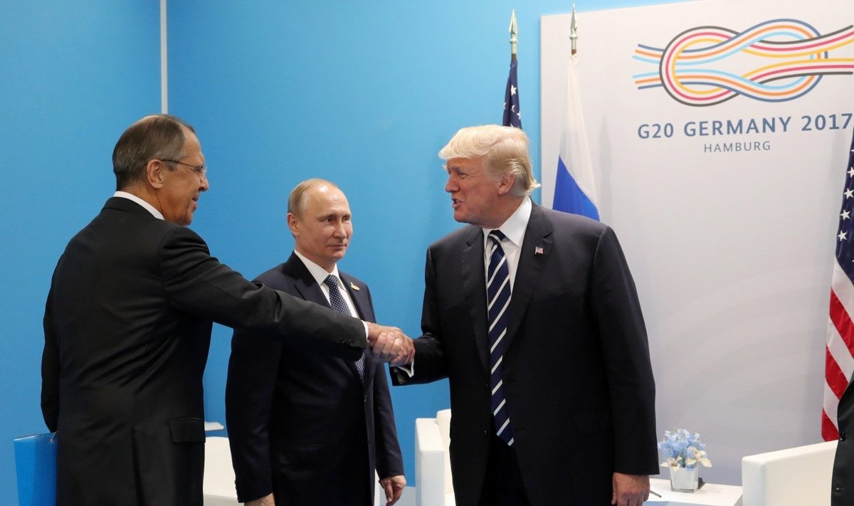 Sergejus Lavrovas, Vladimiras Putinas, Donaldas Trumpas