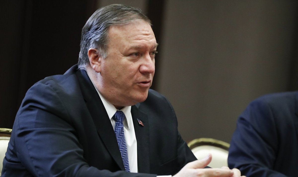 M.Pompeo ir Putino susitikimas