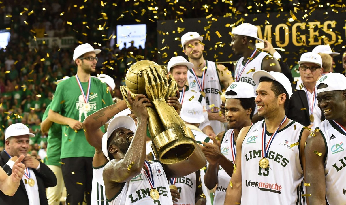 Limožo krepšininkai triumfavo Prancūzijos pirmenybėse