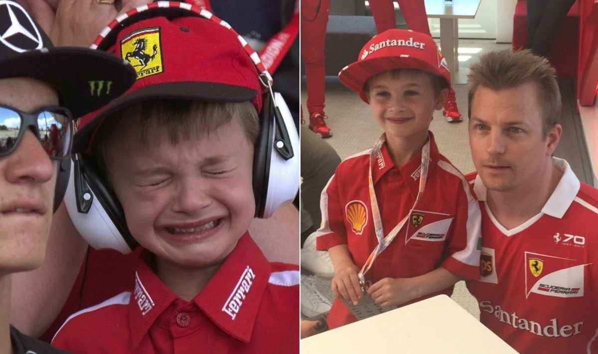 Jaunasis "Ferrari" fanas ir Kimi Raikkonenas