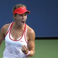 Baigėsi WTA serijos moterų teniso turnyro Kinijoje aštuntfinalio etapas