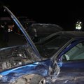 Vilniuje, įtariama, neblaivi mergina sudaužė tris automobilius