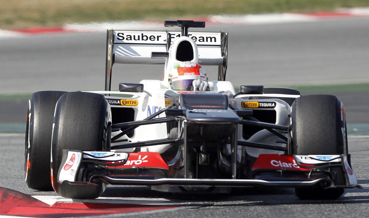 Sergio Perezas su "Sauber" 