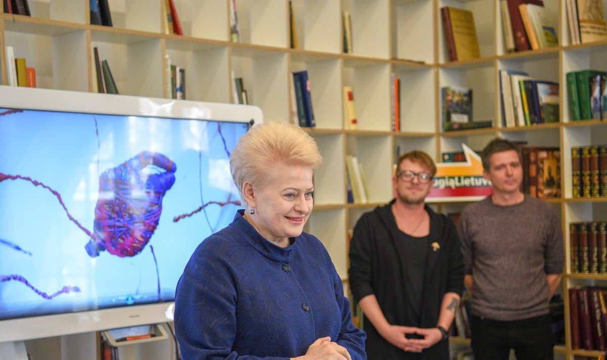 Dalia Grybauskaitė ir "Biplan" /Foto: Robertas Dačkus / LRPK