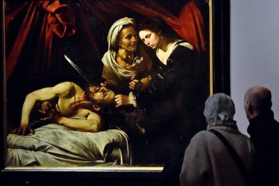 Caravaggio darbas galeriijoje Milane