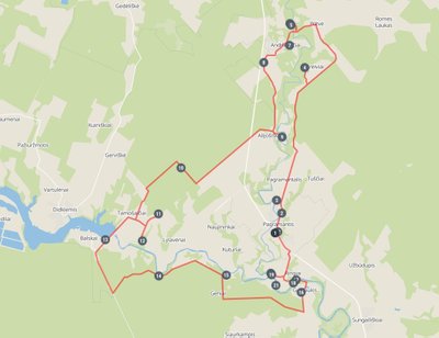 Pagramančio regioninio parko dviračių trasa
