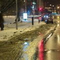 Lietuvoje eismo sąlygas sunkina naktį buvę krituliai ir plikledis