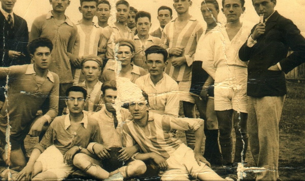 „Makabi“ sporto draugijos nariai 1930 metais // Panevėžio žydų bendruomenės archyvo nuotr.